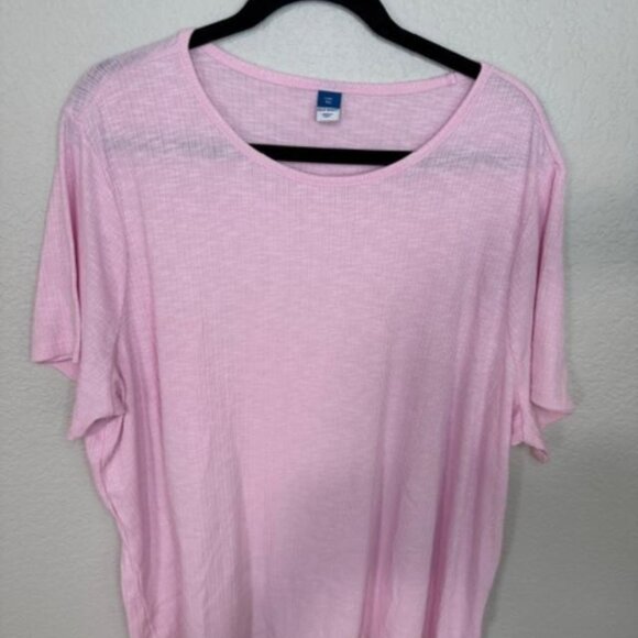 Old Navy Tops - Old Navy, Luxe T-Shirt Pink Size XXL